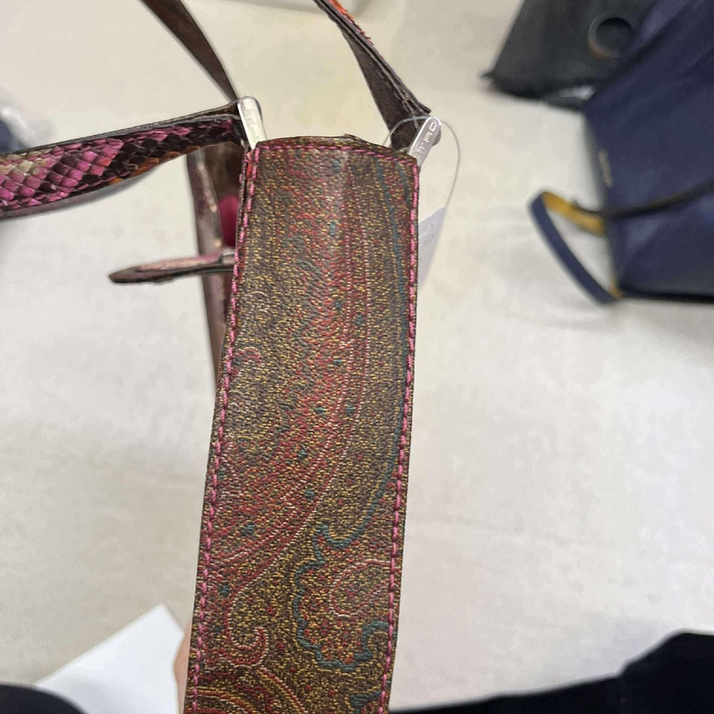 Etro Elegant Multicolor Snakeskin Pattern Women's… - image 7